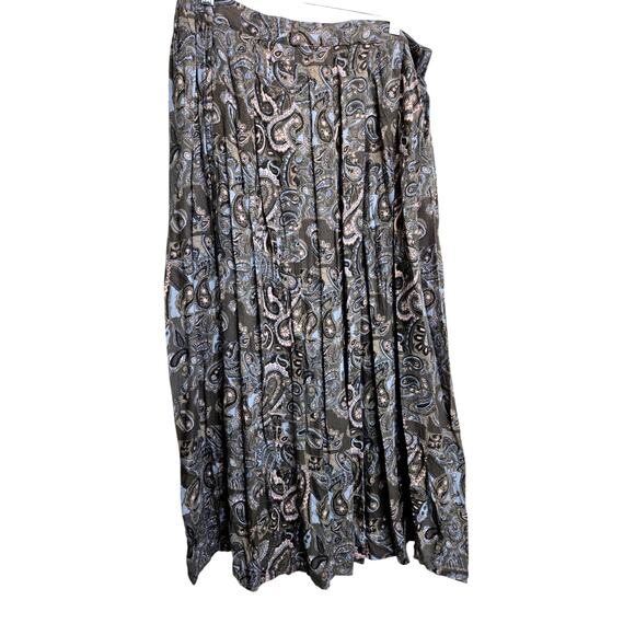 Sag Harbor Women’s Paisley Print‎ Skirt – Size XL Pockets - Picture 2 of 6